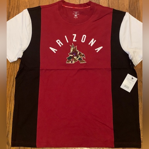 Tommy Hilfiger x NHL Arizona Coyotes Embroidered Logo Shirt Mens Large New - Picture 1 of 4